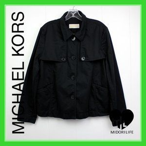 MICHAEL MICHAEL KORS Cropped Coat Button-down Jacket